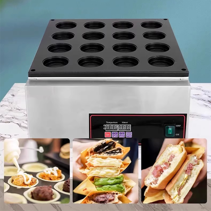 Maszyna do ciasta na kółkach,  – Egg Waffle Pan recenzja i cena